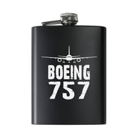 Thumbnail for Boeing 757 & Plane Designed Stainless Steel Hip Flasks