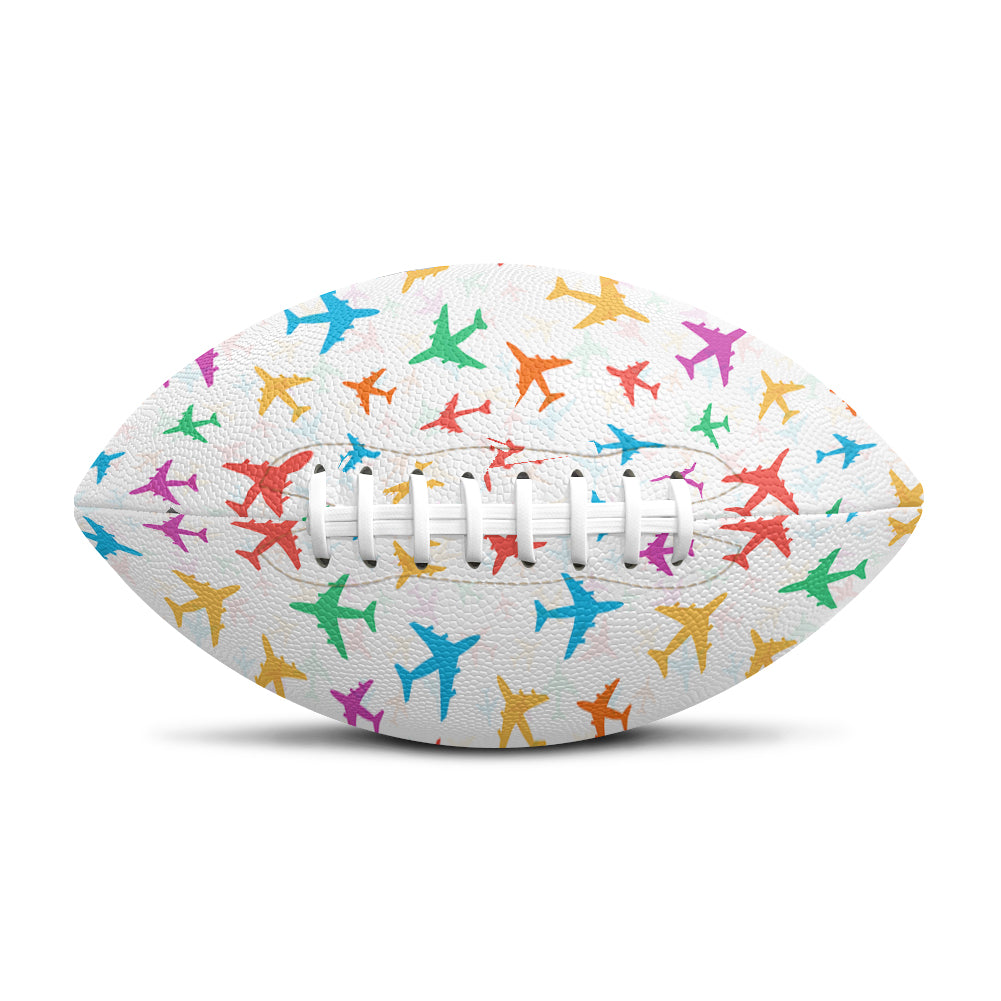Cheerful Seamless Airplanes Designed Rugby