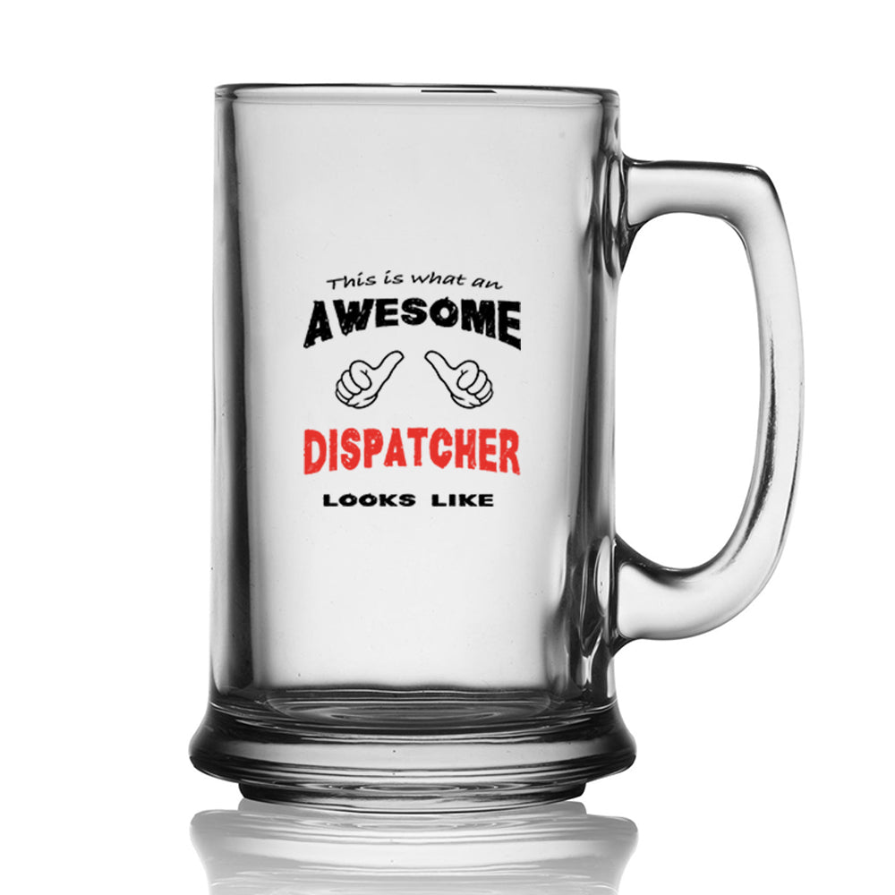 Dispatcher Designed Beer Glass with Holder