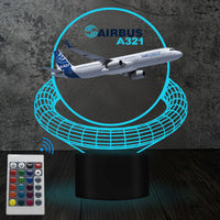 Thumbnail for Airbus A321 Designed 3D Lamp