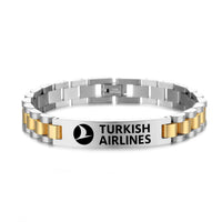 Thumbnail for Turkish Airlines Designed Stainless Steel Chain Bracelets