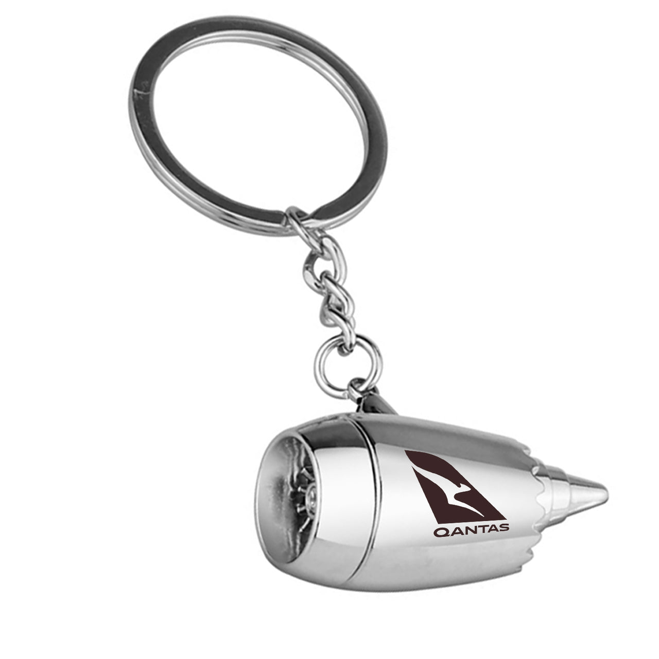 Qantas Airways Airlines Jet Engine Turbine Key Chains