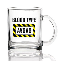 Thumbnail for Blood Type AVGAS Designed Coffee & Tea Glasses