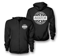 Thumbnail for %100 Original Aviator Designed Zipped Hoodies