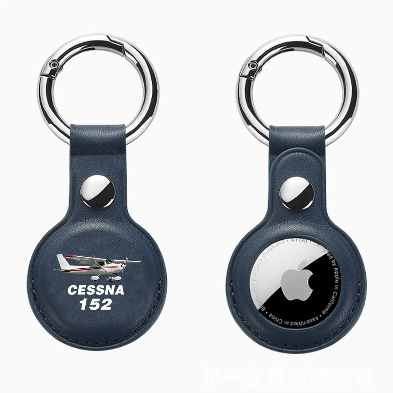 The Cessna 152 Design Airtags Leather Cases