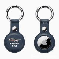 Thumbnail for The Cessna 152 Design Airtags Leather Cases