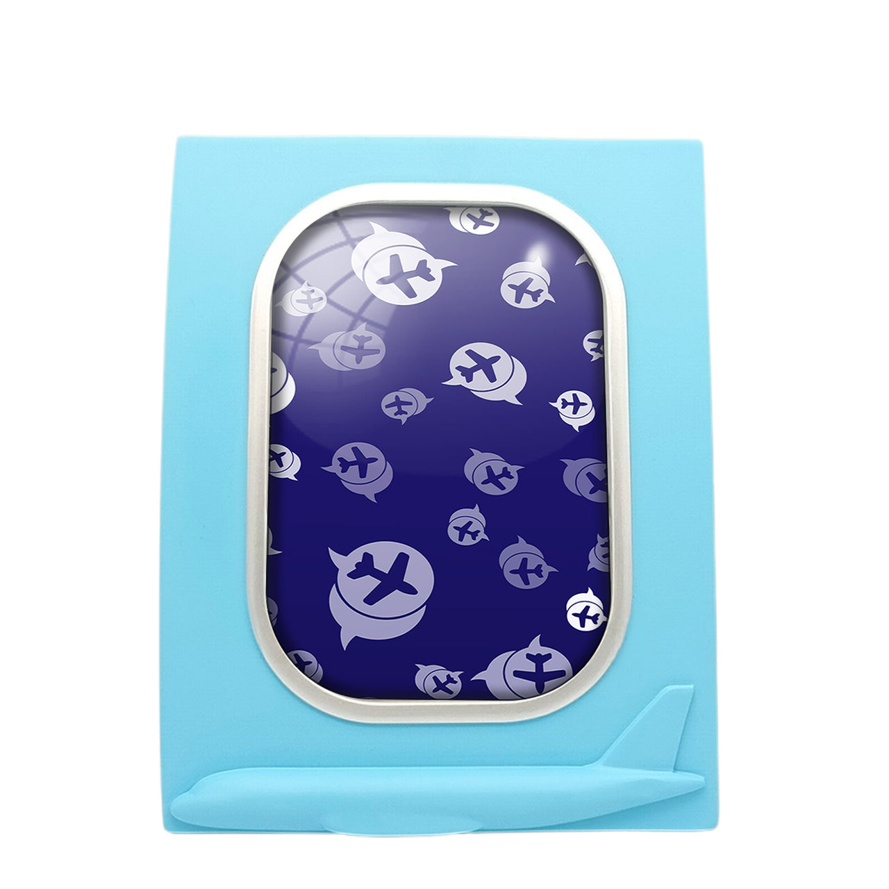 Airplane Notification Theme Designed Airplane Window Photo Frame