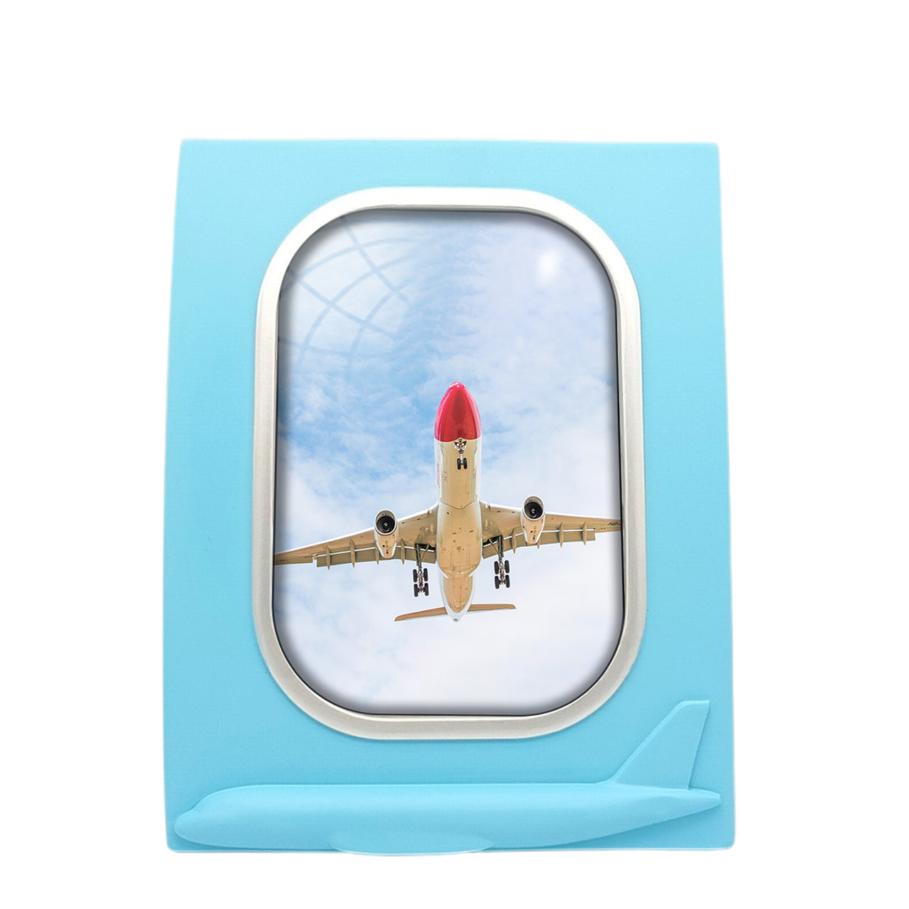 Beautiful Airbus A330 on Approach copy Designed Airplane Window Photo Frame