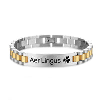 Thumbnail for Aer Lingus Airlines Designed Stainless Steel Chain Bracelets