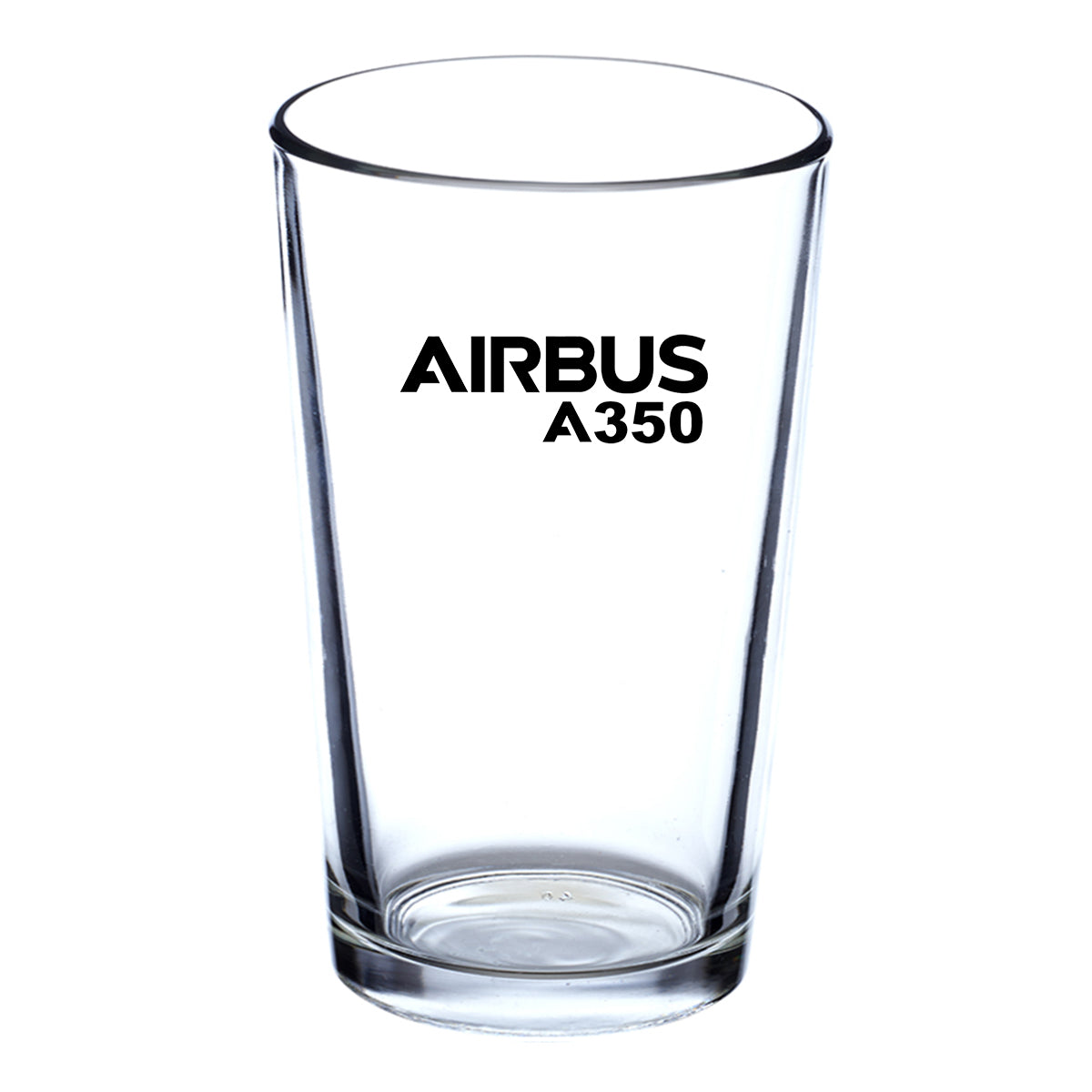 Airbus A350 & Text Designed Beer & Water Glasses