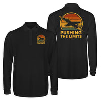 Thumbnail for Pushing The Limits Retro Designed Long Sleeve Polo T-Shirts (Double-Side)