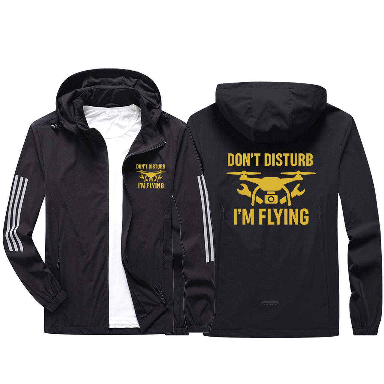 Don't Disturb I'm Flying Design Sport & Running Jackets
