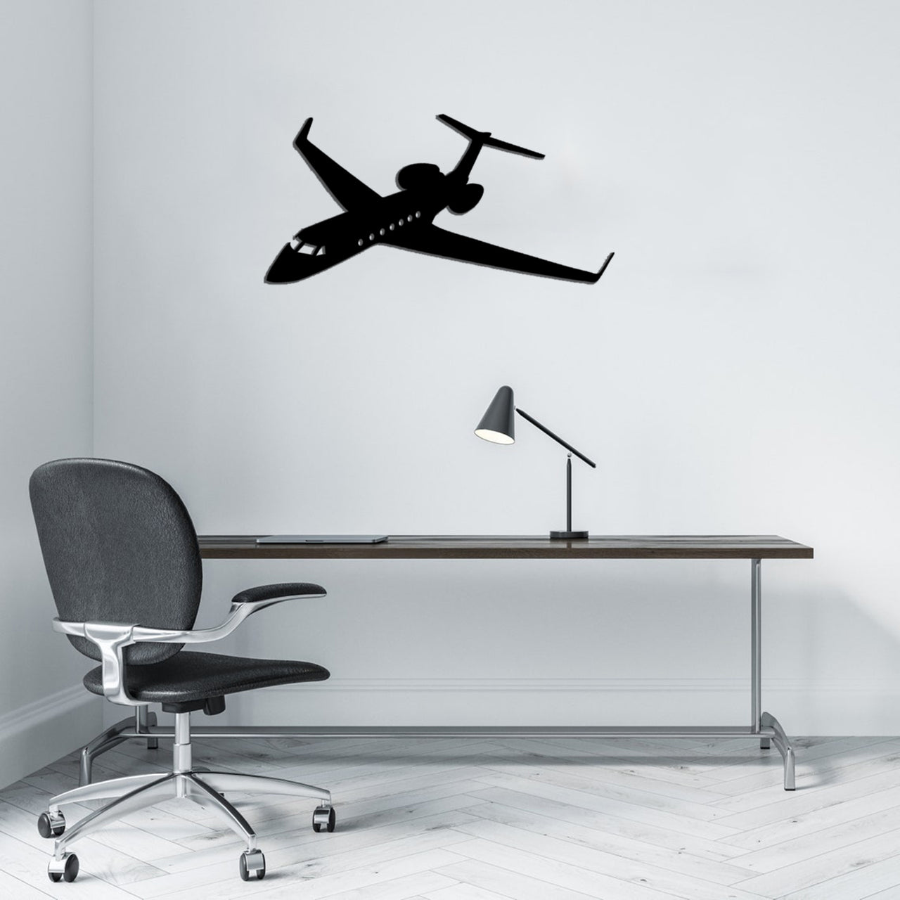 Amazing Business Jet Aircraft (FL-14) Designed Wall Metal Signs