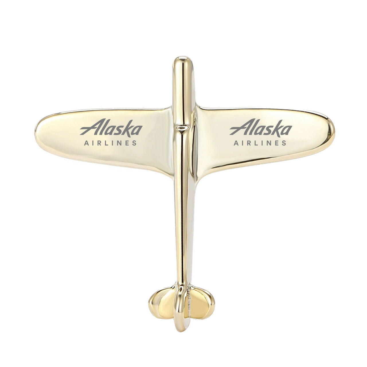 Alaska Airlines Designed Airplane Shape Brooches