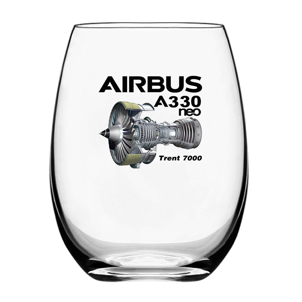 Airbus A330neo & Trent 7000 Designed Water & Drink Glasses
