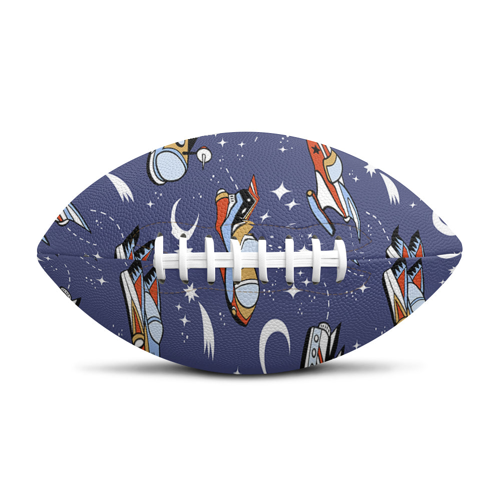 Spaceship & Stars Designed Rugby
