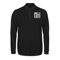 Thumbnail for Planespotting Designed Long Sleeve Polo T-Shirts