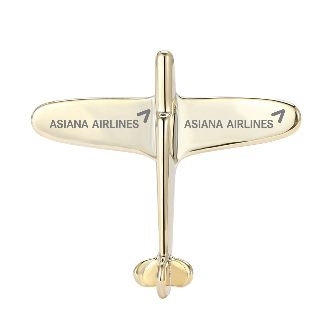 Asiana Airlines Designed Airplane Shape Brooches