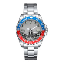 Thumbnail for Face to Face to 3 Engine Old Airplane Designed Luxury Aviators Best Choice Watches