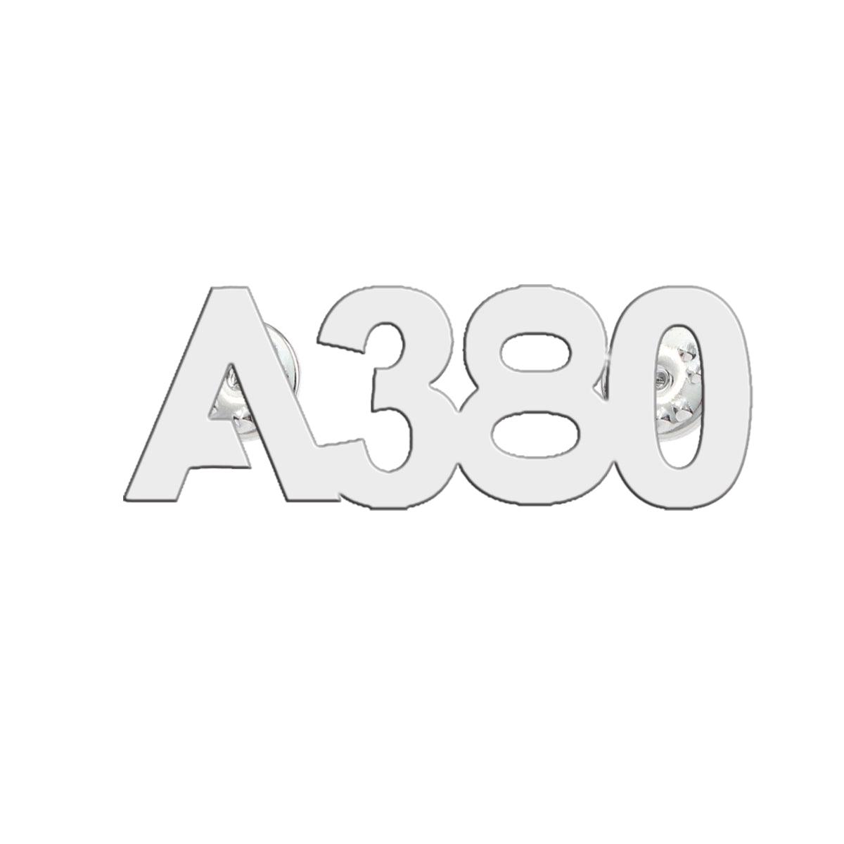A380 Flat Text Designed Hollow Pins