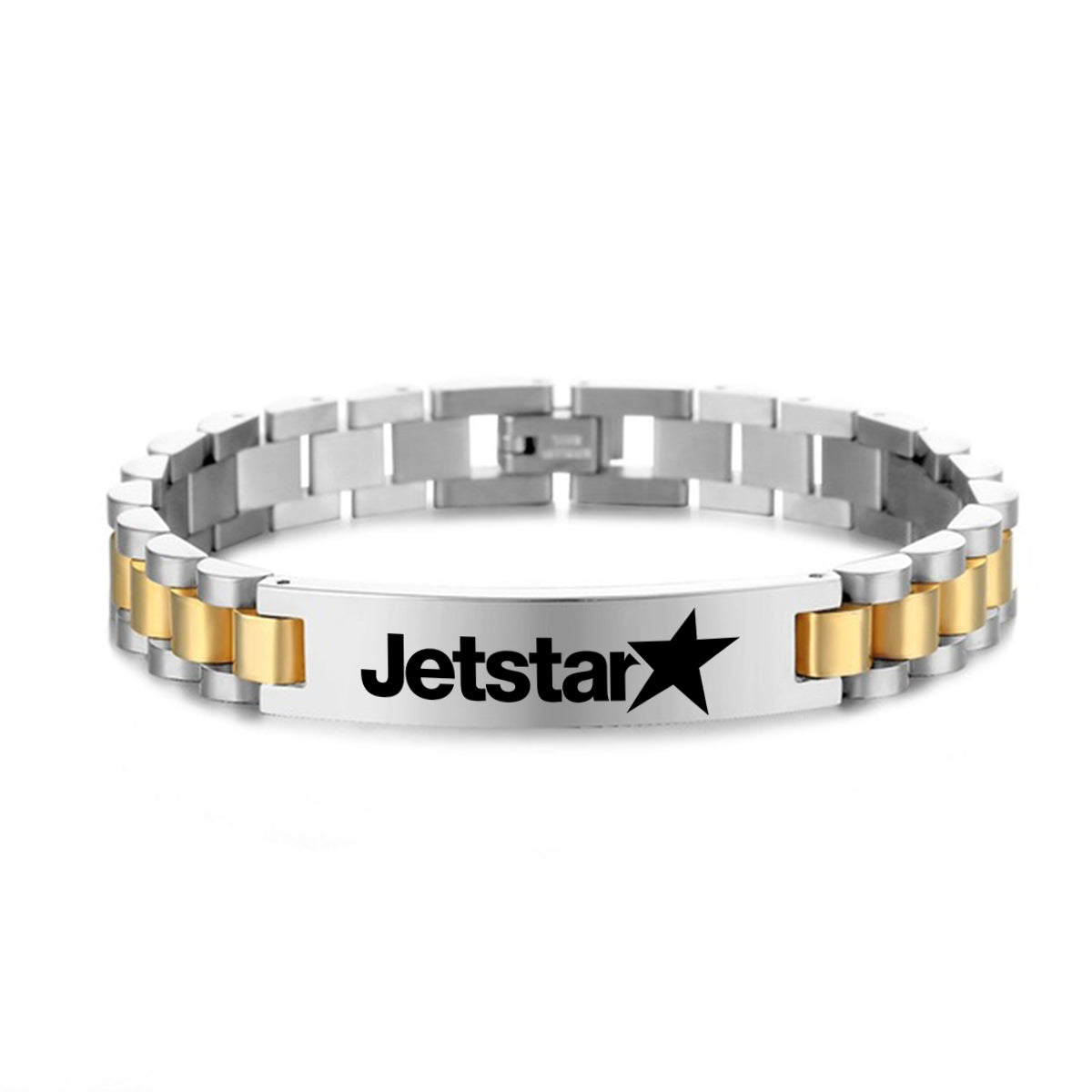 Jetstar Airlines Designed Stainless Steel Chain Bracelets
