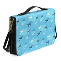 Thumbnail for Cool & Super Airplanes 2 Designed PU Accessories Bags Strap Style