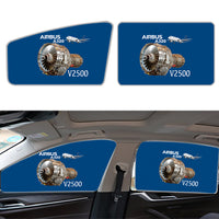 Thumbnail for Airbus A320 & V2500 Engine Designed Car Sun Shade (Side window)