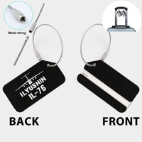 Thumbnail for ILyushin IL-76 & Plane Designed Fashion Metal Luggage Tags