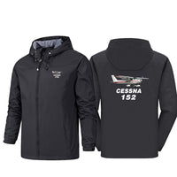 Thumbnail for The Cessna 152 Designed Rain Jackets & Windbreakers