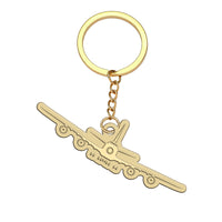 Thumbnail for Boeing 747 Silhouette Designed Hollow Key Chains