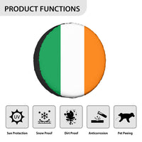 Thumbnail for Ireland Flag Designed Tire Cover Cases