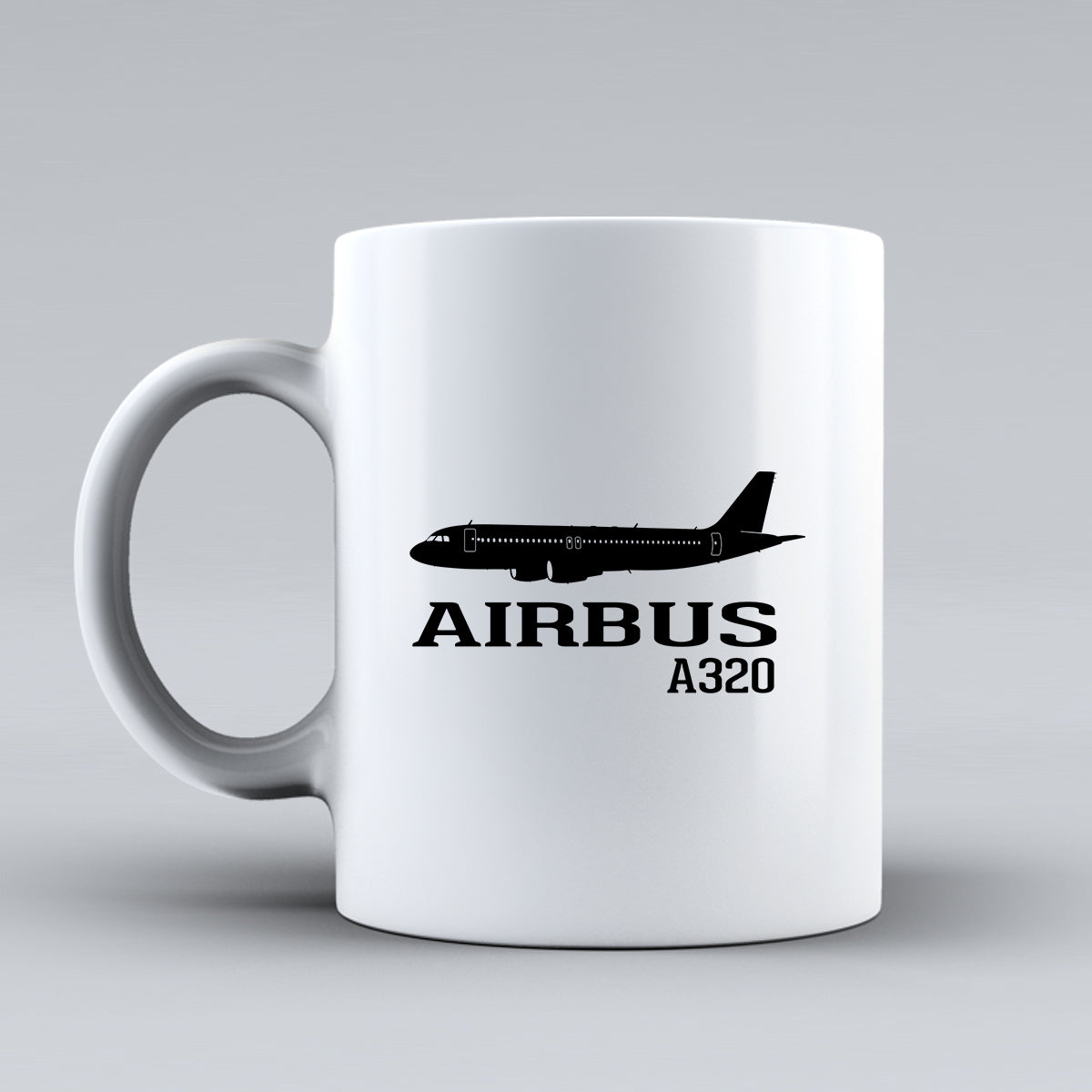 Airbus A320 Printed Designed Ceramic White Mugs