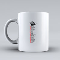 Thumbnail for Aviation Alphabet Designed Ceramic White Mugs