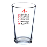 Thumbnail for In Aviation Designed Beer & Water Glasses
