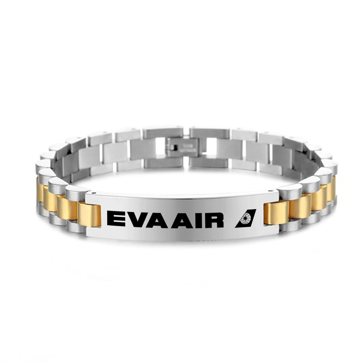 EVA Air Airlines Designed Stainless Steel Chain Bracelets