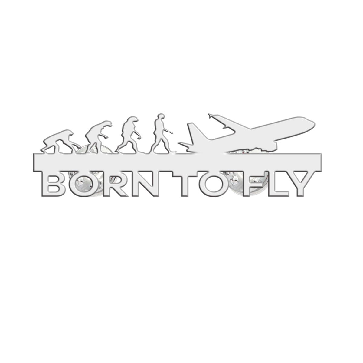 Born To Fly Designed Hollow Pins