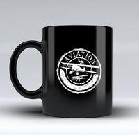 Thumbnail for Aviation Lovers Designed Black Mugs