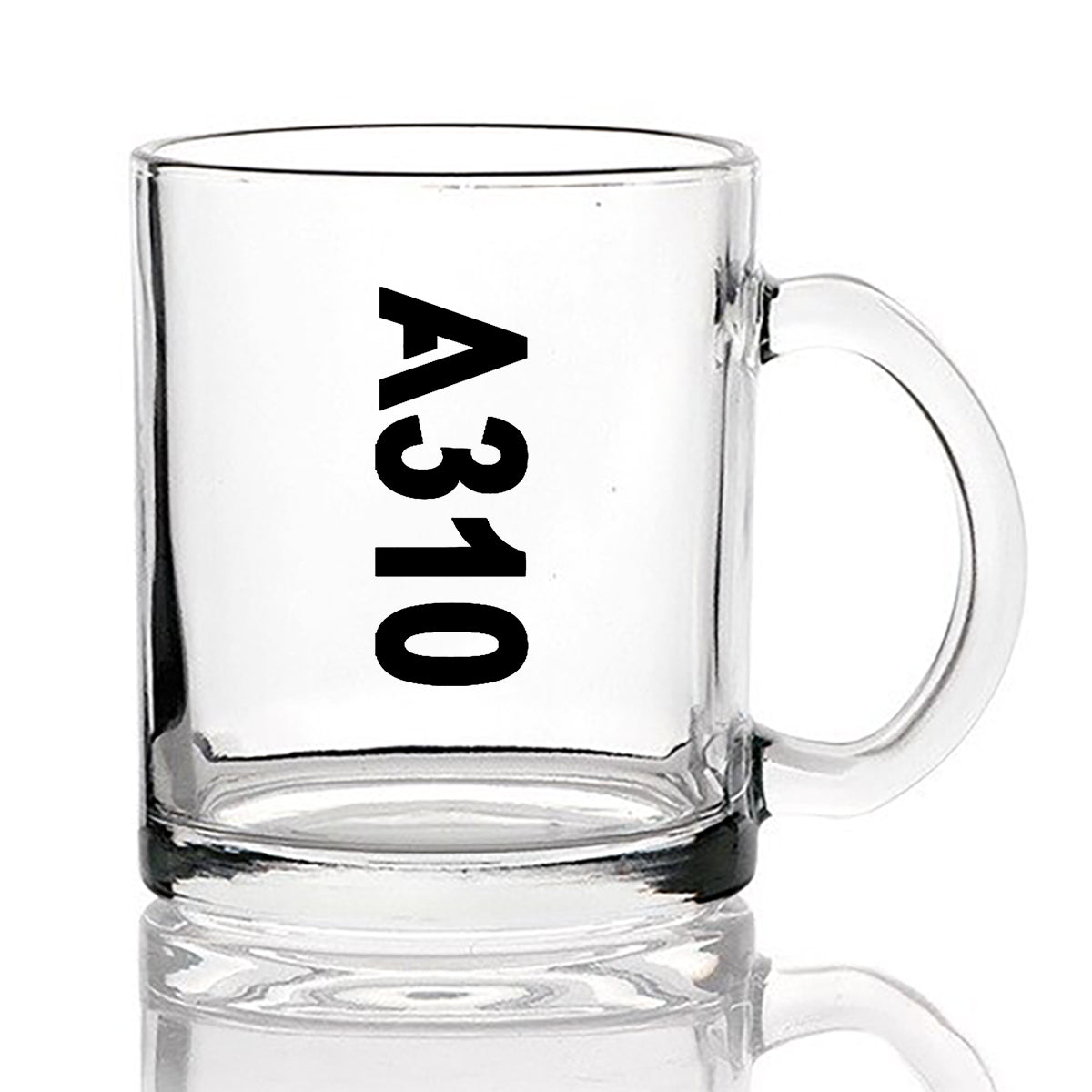 A310 Text Designed Coffee & Tea Glasses