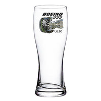 Thumbnail for Boeing 777 & GE90 Engine Designed Pilsner Beer Glasses