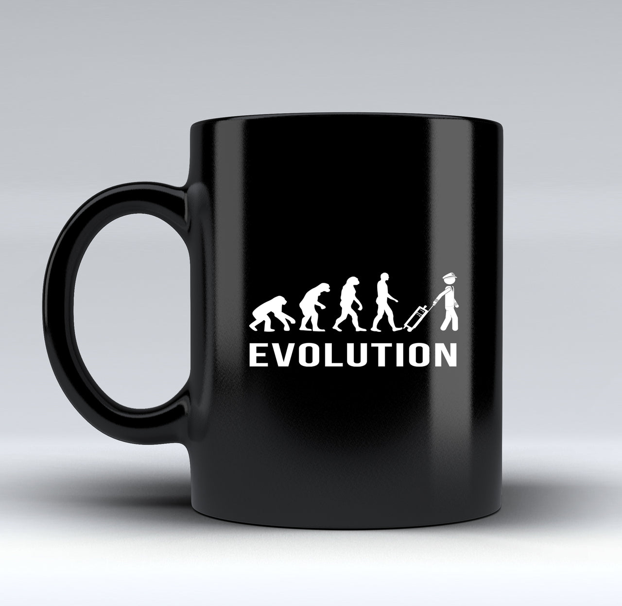 Pilot Evolution Designed Black Mugs