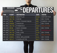 Thumbnail for Airport Terminal Sign Printed Posters