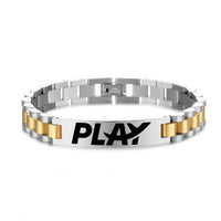 Thumbnail for Play Airlines Designed Stainless Steel Chain Bracelets