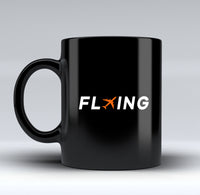 Thumbnail for Flying Designed Black Mugs