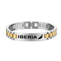 Thumbnail for Iberia Airlines Designed Stainless Steel Chain Bracelets