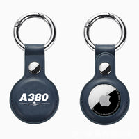 Thumbnail for Super Airbus A380 Design Airtags Leather Cases