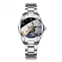 Thumbnail for World View from Space Designed Stainless Steel Band Watches
