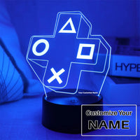 Thumbnail for 3D Gaming Cross Button Designed Night Lamp