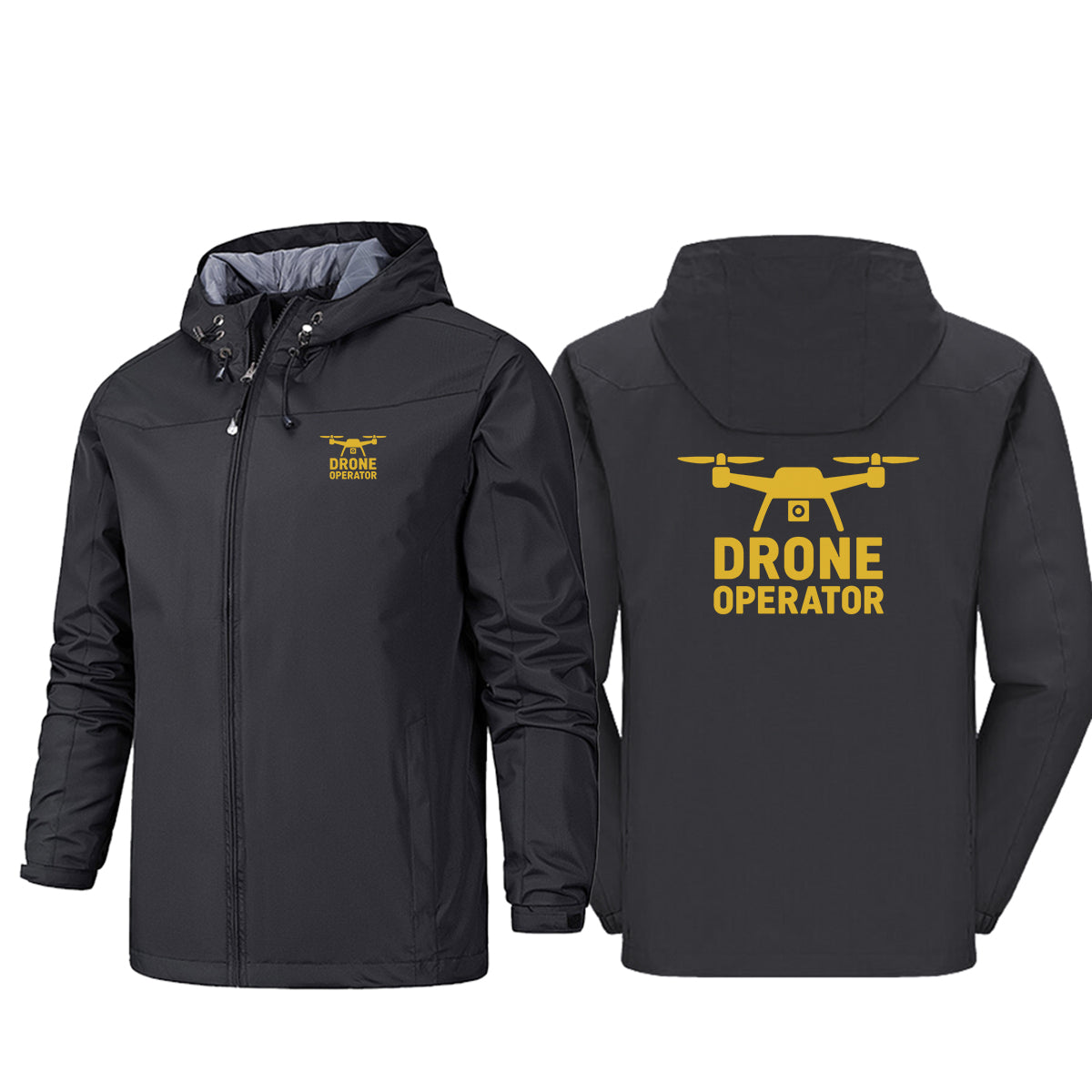 Drone Operator Designed Rain Jackets & Windbreakers