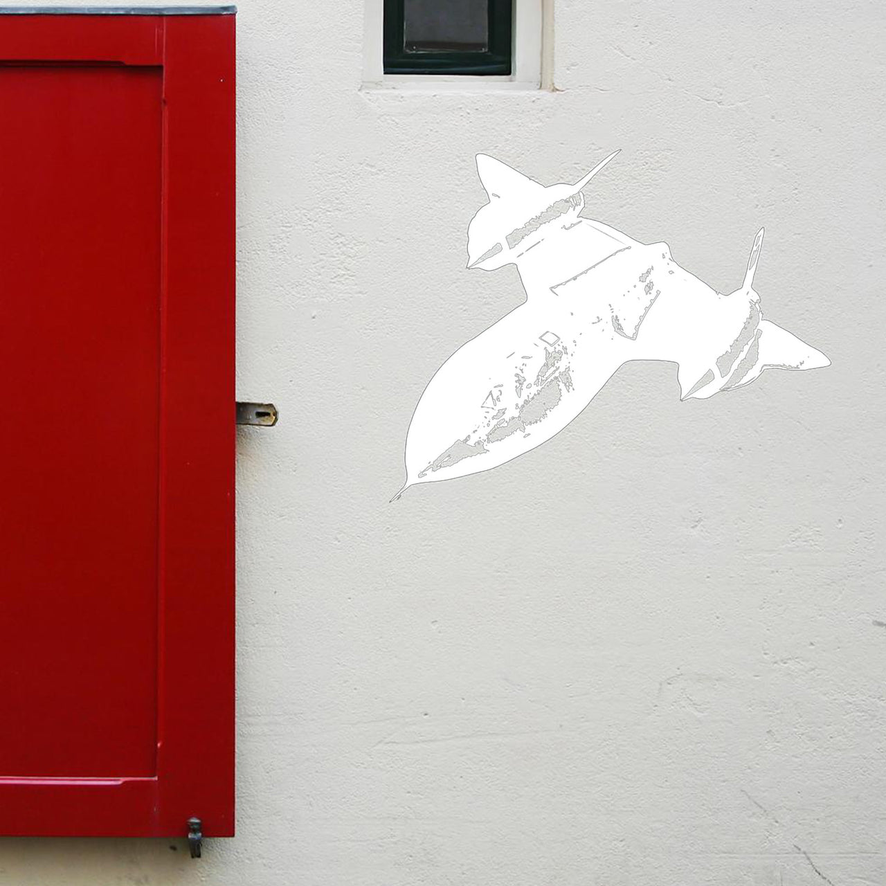 Supersonic Fighter Jet Designed Wall Sticker