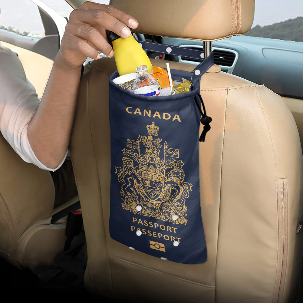 Canada Passport Designed Car Folding Garbage Bags
